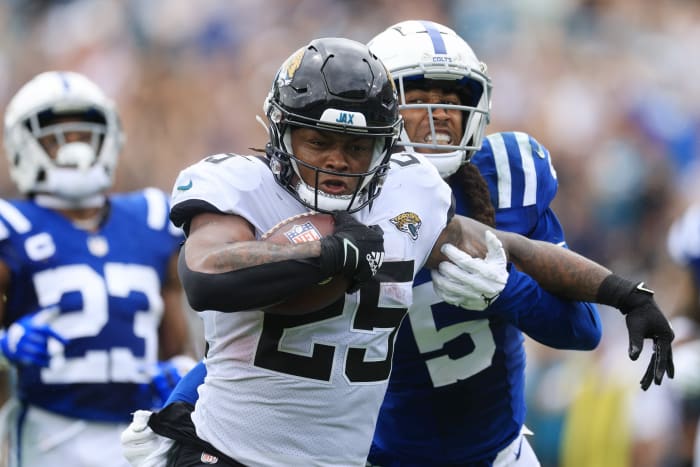 James Robinson rushed for 2,177 yards and 18 touchdowns in 35 games played for the Jaguars.